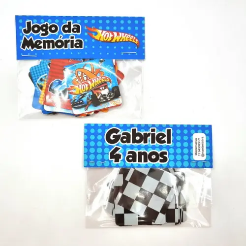 Jogo da Memória - Hot Wheels