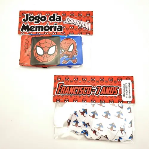 Jogo da Memória - Homem Aranha Baby