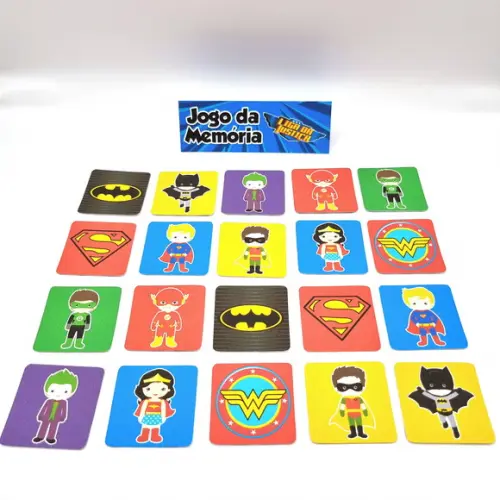Jogo da Memória - Liga da Justiça