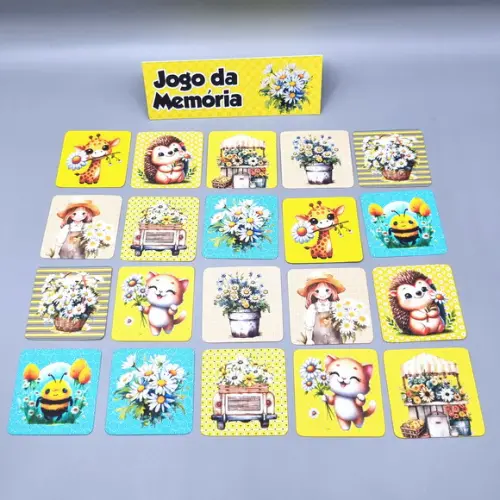Jogo da Memória - Margaridas