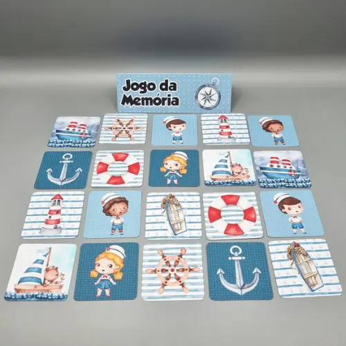 Jogo da Memória - Marinheiro