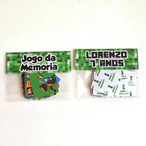 Jogo da Memória - Minecraft