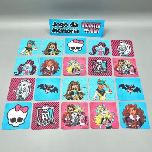 Jogo da Memória - Monster High