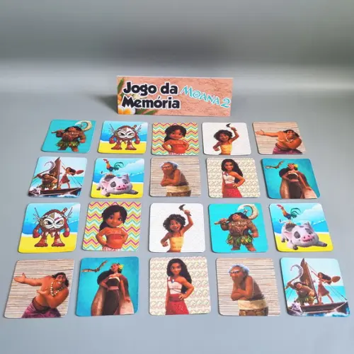 Jogo da Memória - Moana 2