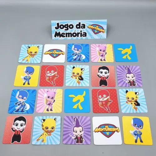 Jogo da Memória - os Aventureiros