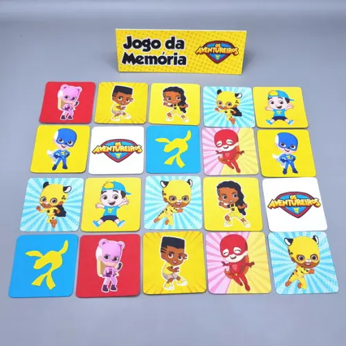 Jogo da Memória - os Aventureiros - Aventureira Amarela
