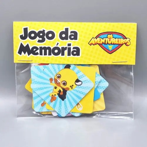 Jogo da Memória - os Aventureiros - Aventureira Amarela