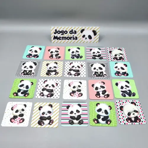 Jogo da Memória - Panda