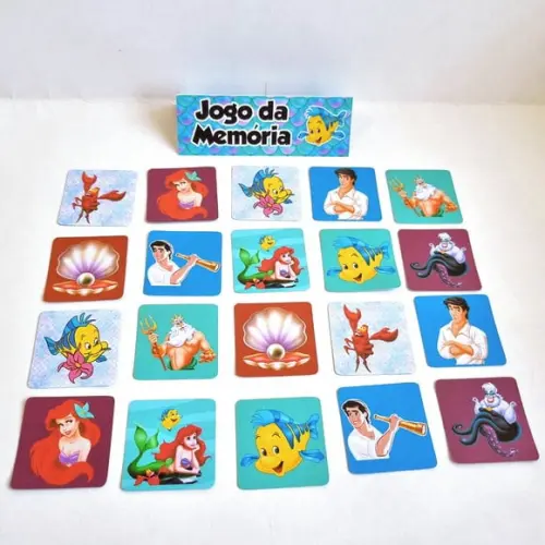 Jogo da Memória - Pequena Sereia