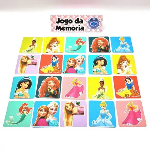 Jogo da Memória - Princesas da Disney