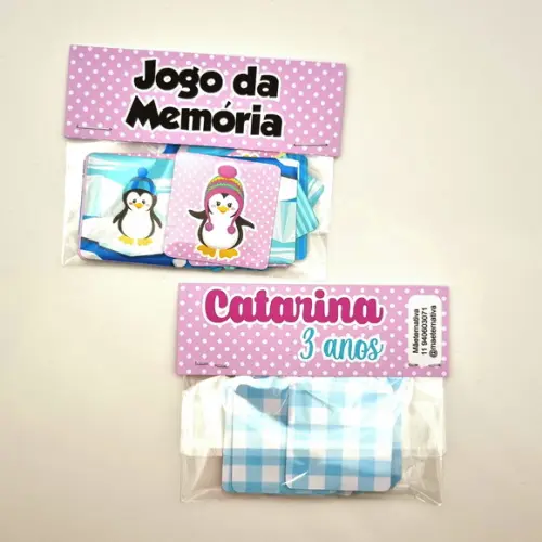 Jogo da Memória - Pinguim