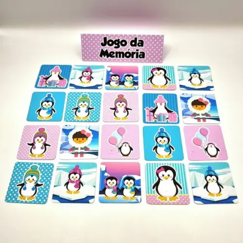 Jogo da Memória - Pinguim