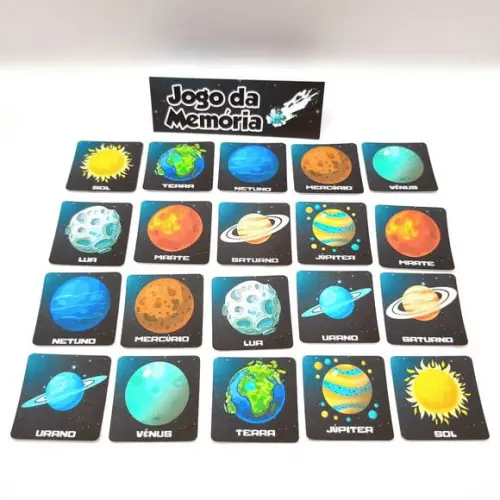Jogo da Memória - Sistema Solar / Astronauta