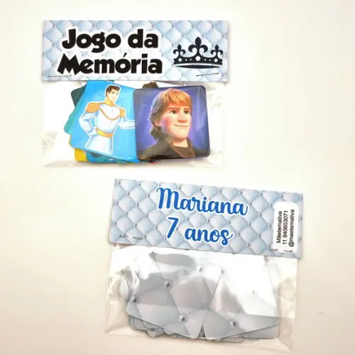 Jogo da Memória - Príncipes Disney