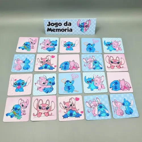 Jogo da Memória - Stitch e Angel