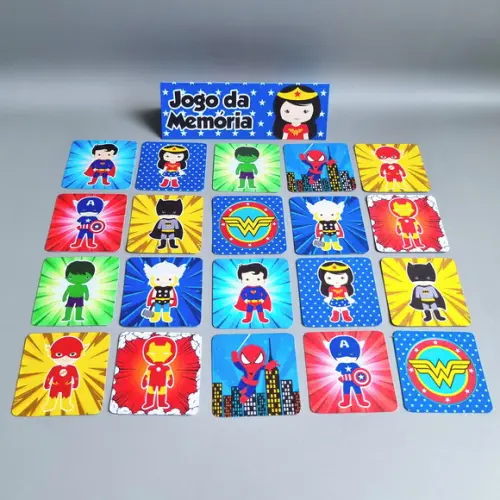 Jogo da Memória - Super Heróis