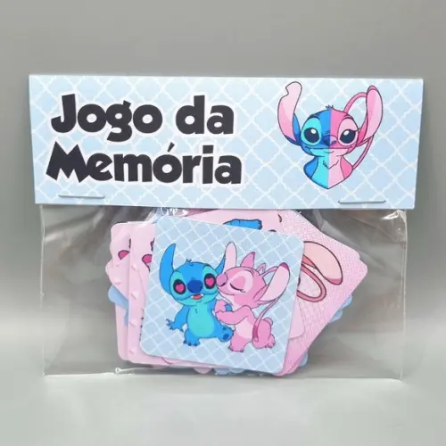 Jogo da Memória - Stitch e Angel