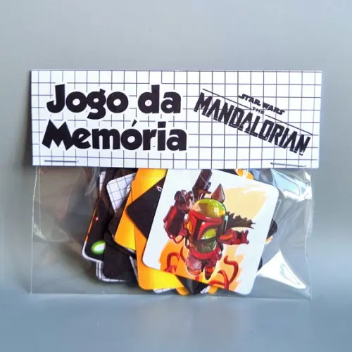 Jogo da Memória - Star Wars Mandalorian