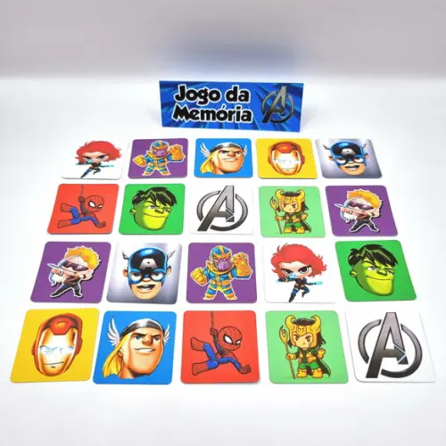 Jogo da Memória - Vingadores Baby / Cute