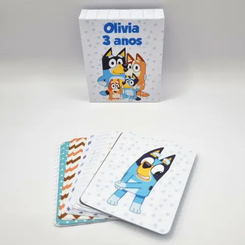 Jogo da Memória na Caixa - Bluey