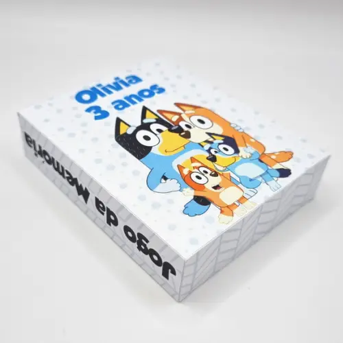 Jogo da Memória na Caixa - Bluey