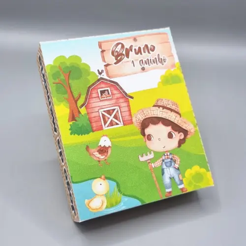 Jogo da Memória na Caixa - Fazendinha