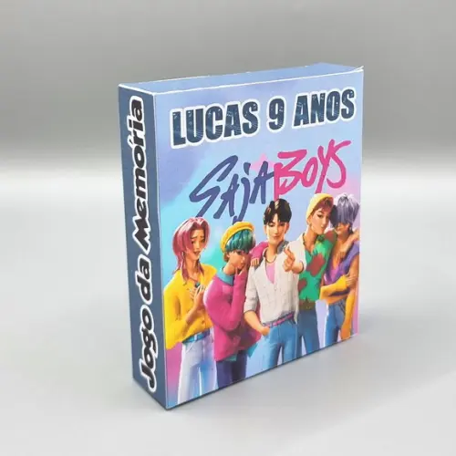 Jogo da Memória na Caixa - Guerreiras do Kpop Saja Boys
