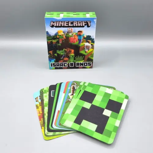 Jogo da Memória na Caixa - Minecraft