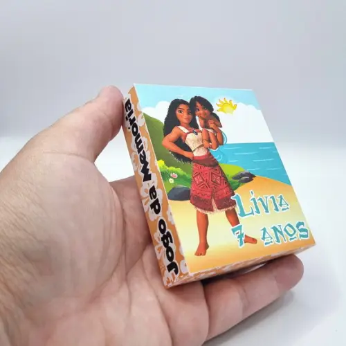 Jogo da Memória na Caixa - Moana 2