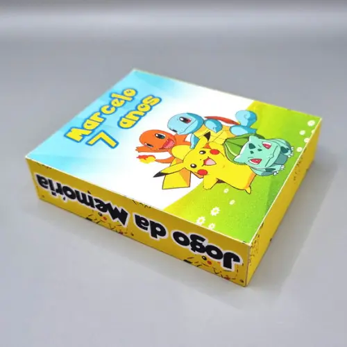 Jogo da Memória na Caixa - Pokemon