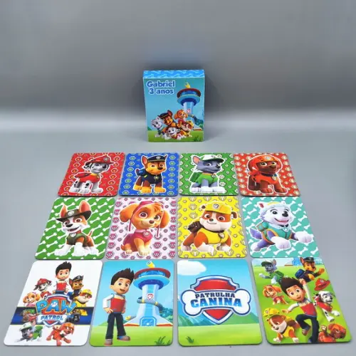 Jogo da Memória na Caixa - Patrulha Canina
