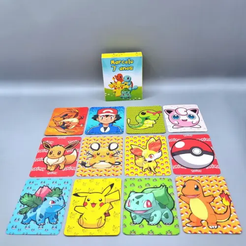 Jogo da Memória na Caixa - Pokemon