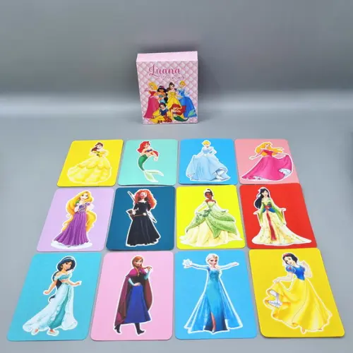 Jogo da Memória na Caixa - Princesas Disney