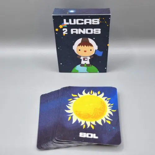 Jogo da Memória na Caixa - Sistema Solar - Astronauta