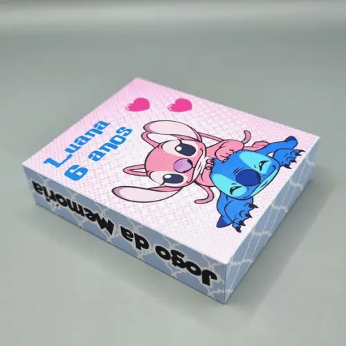 Jogo da Memória na Caixa - Stitch e Angel