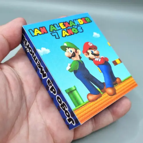Jogo da Memória na Caixa - Super Mario