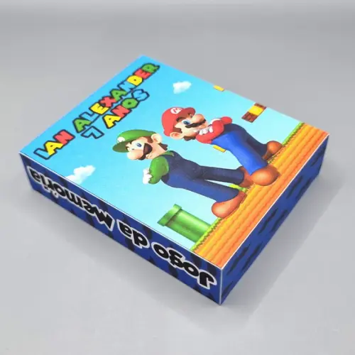 Jogo da Memória na Caixa - Super Mario