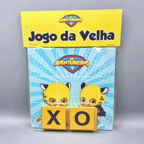 Jogo da Velha - os Aventureiros - Aventureira Amarela