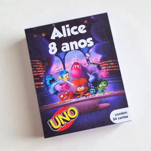 Jogo Uno na Caixa - Divertidamente