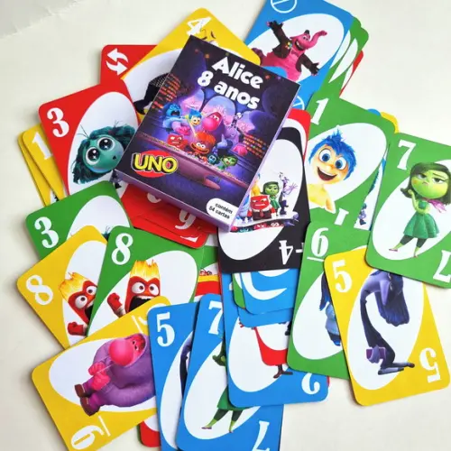 Jogo Uno na Caixa - Divertidamente