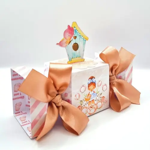 Kit Caixas Personalizadas 20 Peças - Jardim das Borboletas