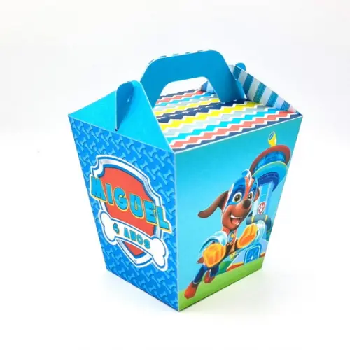 Kit Caixas Personalizadas 50 Pç Patrulha Canina Super Filhot