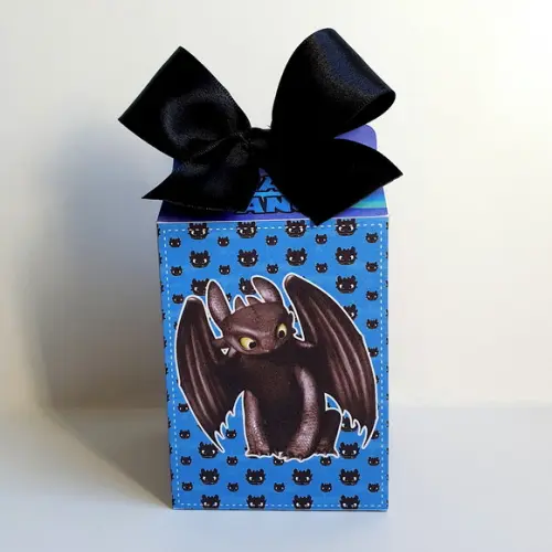 Kit Caixas Personalizadas 50 Pçs - Como Treinar o Seu Dragão