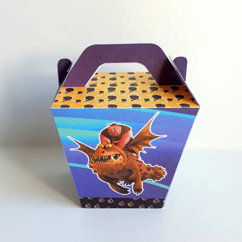 Kit Caixas Personalizadas 50 Pçs - Como Treinar o Seu Dragão