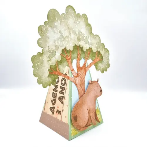 Kit Caixas Personalizadas 50 Peças Capivara Fauna Brasileira