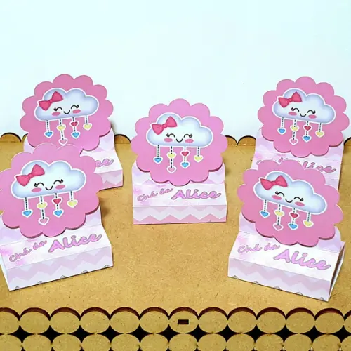 Kit com 20 Caixas Bis Duplo - Chuva de Amor