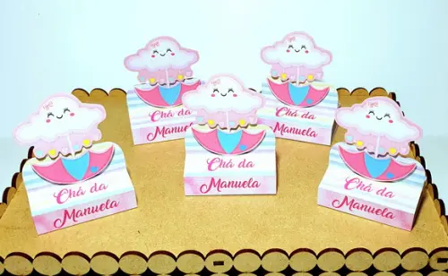 Kit com 20 Caixas Bis Duplo - Chuva de Amor
