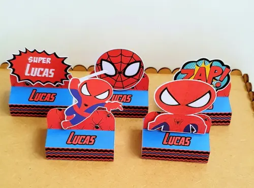 Kit com 20 Caixas Bis Duplo - Homem Aranha Baby