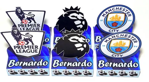 Kit com 20 Caixas Bis Duplo - Manchester City