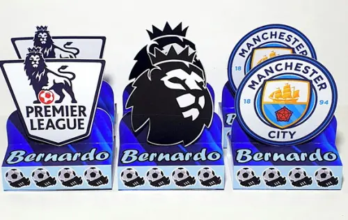 Kit com 20 Caixas Bis Duplo - Manchester City